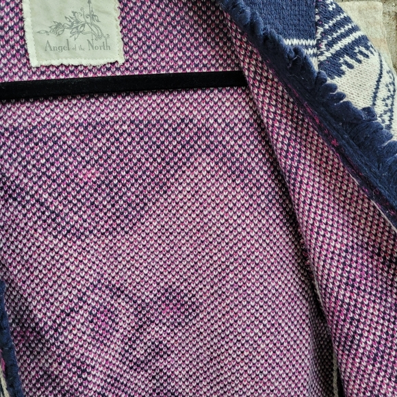 Anthropologie Angel Of The North Wool Cardigan Sweater Vest - Picture 9 of 11